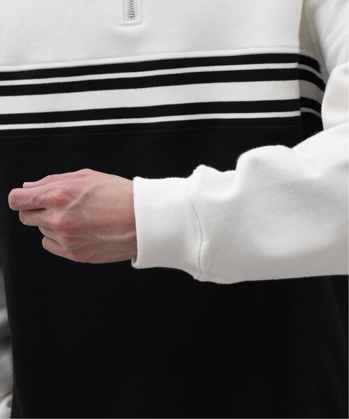 REIGNING CHAMP（レイニングチャンプ）の「MIDWEIGHT FLEECE COLOUR BLOCK QUARTER ZIP（ジャケット/アウター・ブラック B/(003)/XS/在庫なし/S/残り1点/M/L/XL）」の9枚目の写真