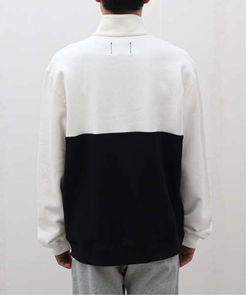 REIGNING CHAMP（レイニングチャンプ）の「MIDWEIGHT FLEECE COLOUR BLOCK QUARTER ZIP（ジャケット/アウター・ブラック B/(003)/XS/在庫なし/S/残り1点/M/L/XL）」の5枚目の写真