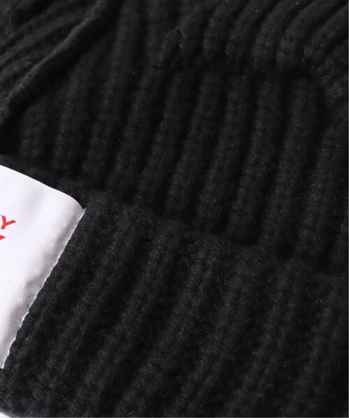 UNFOLLOW（アンフォロー）の「CHUNKY EARS BEANIE（帽子・ブラック/(001)/フリー/在庫あり）」の10枚目の写真