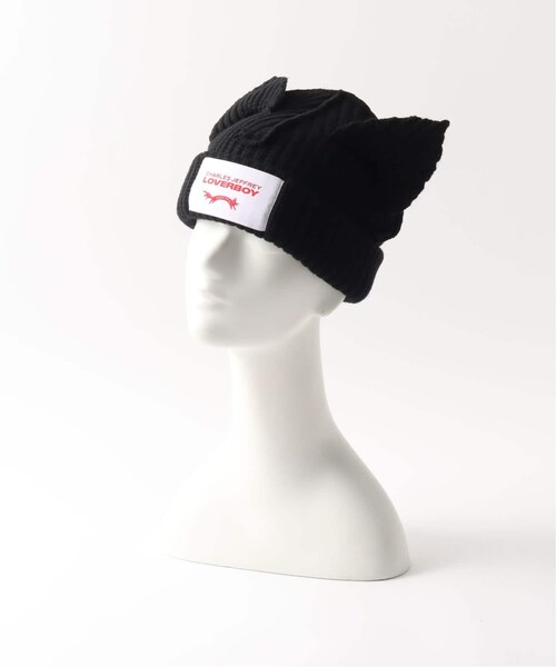 UNFOLLOW（アンフォロー）の「CHUNKY EARS BEANIE（帽子・ブラック/(001)/フリー/在庫あり）」の5枚目の写真