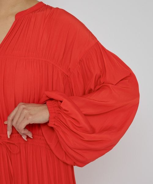 BARNYARDSTORM（バンヤードストーム）の「ティアードマキシワンピース（ワンピース/ドレス・レッド30・FREE）」の11枚目の写真