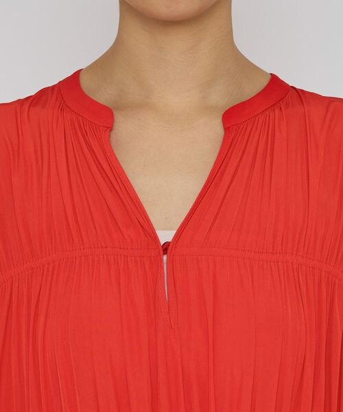 BARNYARDSTORM（バンヤードストーム）の「ティアードマキシワンピース（ワンピース/ドレス・レッド30・FREE）」の9枚目の写真