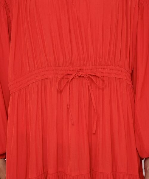 BARNYARDSTORM（バンヤードストーム）の「ティアードマキシワンピース（ワンピース/ドレス・レッド30・FREE）」の13枚目の写真