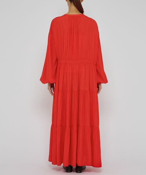 BARNYARDSTORM（バンヤードストーム）の「ティアードマキシワンピース（ワンピース/ドレス・レッド30・FREE）」の8枚目の写真