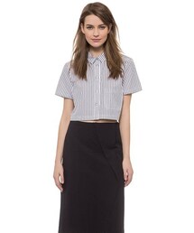 Marc by Marc Jacobs | Marc by Marc Jacobs Venice Stripe Cropped Shirt(シャツ/ブラウス)