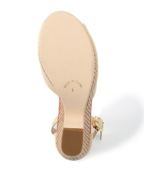 mysty woman（ミスティウーマン）の「ストライプヒールサンダル（シューズ・レディース・アイボリー/イエロー/ブラック・M/L）」の12枚目の写真