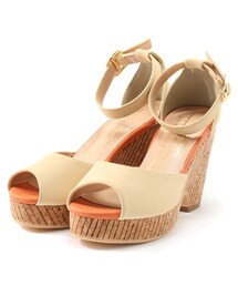 mysty woman | ストライプヒールサンダル(シューズ)