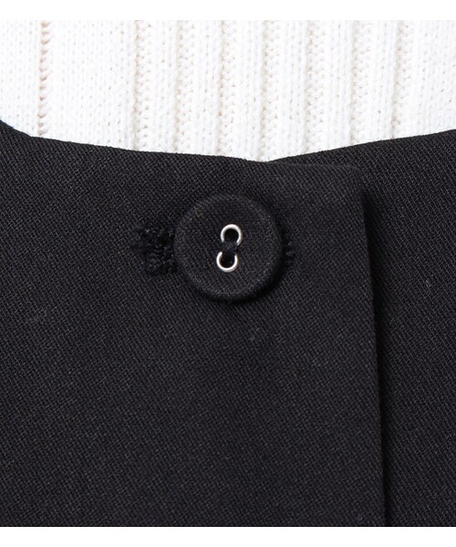 PAGEBOY（ページボーイ）の「ワイドシルエットサロペット（オールインワン・サロペット・レディース・グレー系/ブラック）」の9枚目の写真