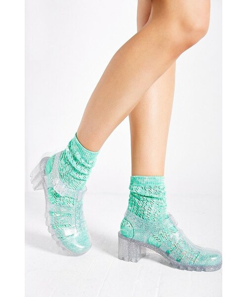 juju heeled jelly sandals