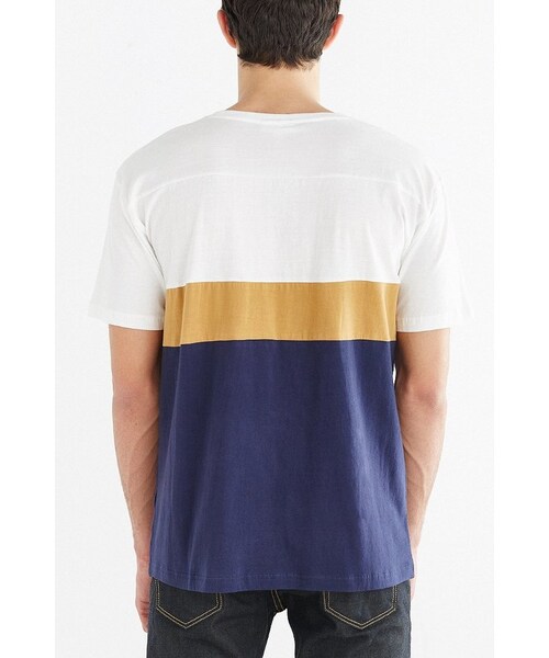 VANISHING ELEPHANT（ヴァニッシングエレファント）の「Vanishing Elephant Colorblocked Oversized Tee（Tシャツ/カットソー・メンズ・WHITE・S/M/XL/L）」の6枚目の写真