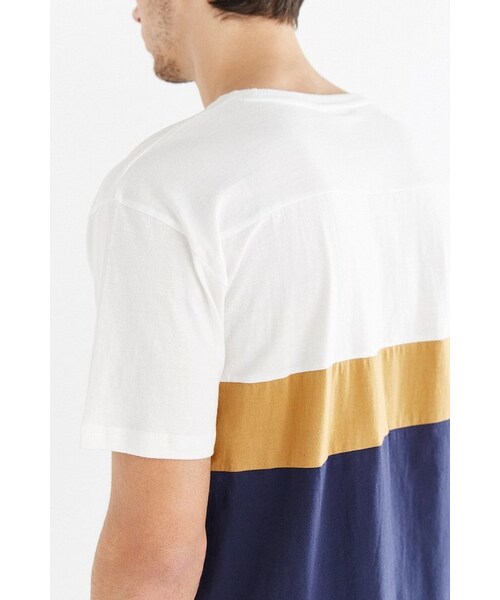 VANISHING ELEPHANT（ヴァニッシングエレファント）の「Vanishing Elephant Colorblocked Oversized Tee（Tシャツ/カットソー・メンズ・WHITE・S/M/XL/L）」の3枚目の写真