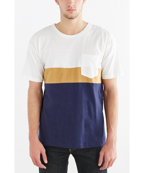 VANISHING ELEPHANT（ヴァニッシングエレファント）の「Vanishing Elephant Colorblocked Oversized Tee（Tシャツ/カットソー・メンズ・WHITE・S/M/XL/L）」の2枚目の写真