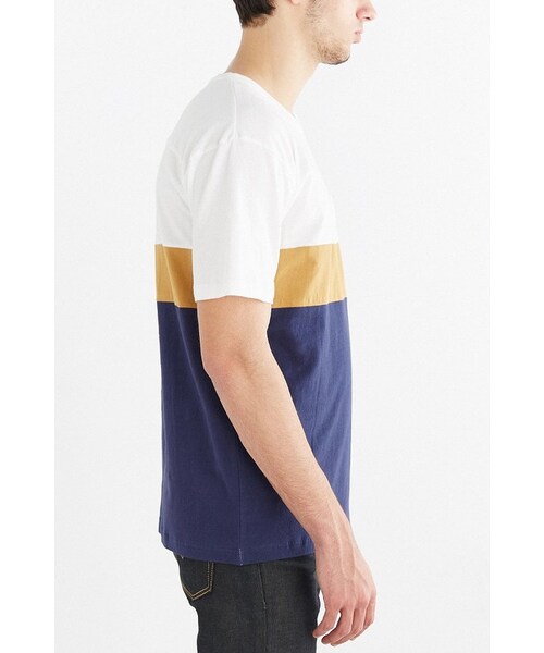 VANISHING ELEPHANT（ヴァニッシングエレファント）の「Vanishing Elephant Colorblocked Oversized Tee（Tシャツ/カットソー・メンズ・WHITE・S/M/XL/L）」の4枚目の写真