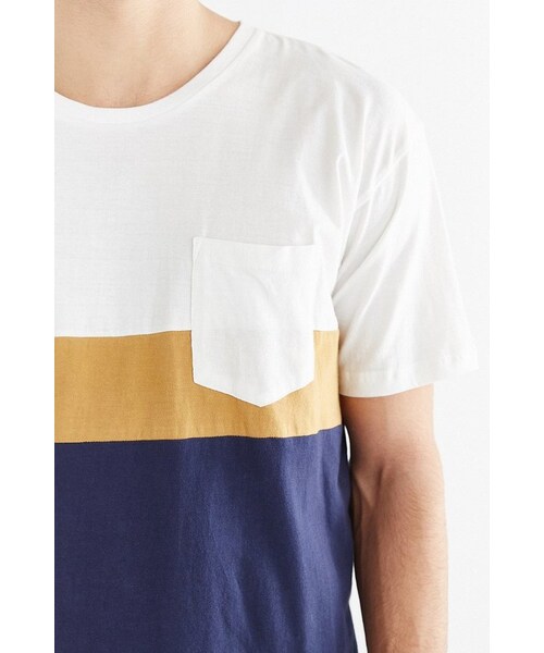 VANISHING ELEPHANT（ヴァニッシングエレファント）の「Vanishing Elephant Colorblocked Oversized Tee（Tシャツ/カットソー・メンズ・WHITE・S/M/XL/L）」の5枚目の写真