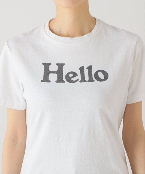 MUSE de Deuxieme classe(ミューズデドゥーズィエムクラス)の「*HELLO Tシャツ(トップス・ホワイト/(010)/フリー/在庫なし)」の10枚目の写真