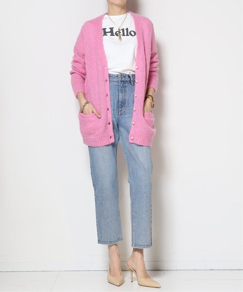 MUSE de Deuxieme classe(ミューズデドゥーズィエムクラス)の「*HELLO Tシャツ(トップス・ホワイト/(010)/フリー/在庫なし)」の4枚目の写真