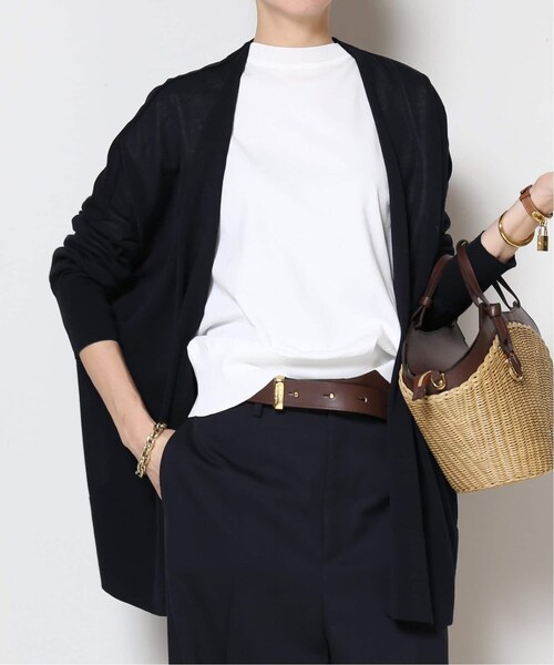 MUSE de Deuxieme classe(ミューズデドゥーズィエムクラス)の「*shake code ショートカーディガン(トップス・ブラック/(001)/フリー/在庫なし)」の3枚目の写真