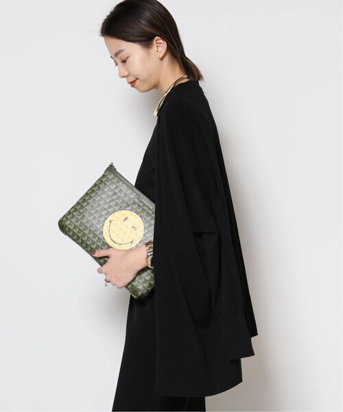 MUSE de Deuxieme classe(ミューズデドゥーズィエムクラス)の「*shake code ショートカーディガン(トップス・ブラック/(001)/フリー/在庫なし)」の4枚目の写真