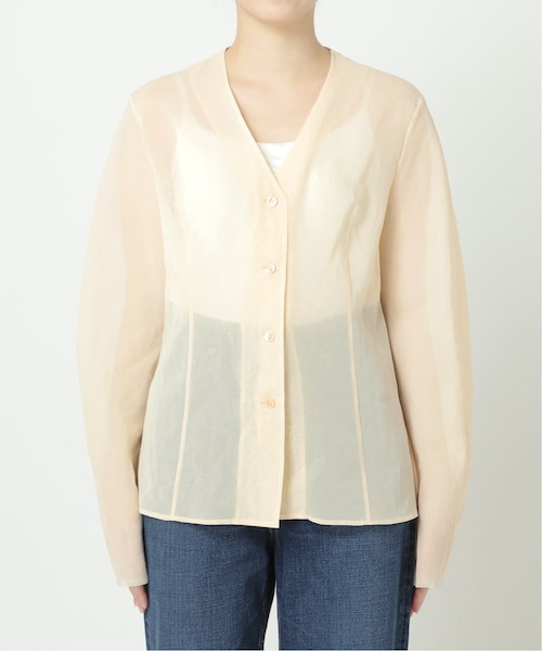 plage（プラージュ）の「SHEER COTTON VN ブラウス（）」 - WEAR