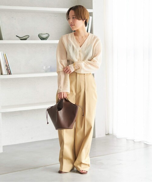 plage（プラージュ）の「SHEER COTTON VN ブラウス（）」 - WEAR