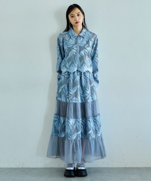 HARE（ハレ）の「メッシュシシュウキリカエスカート（）」 - WEAR