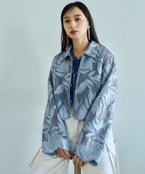 HARE（ハレ）の「メッシュシシュウショートシャツ（）」 - WEAR
