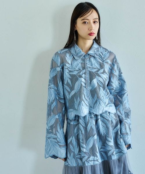 HARE（ハレ）の「メッシュシシュウショートシャツ（）」 - WEAR