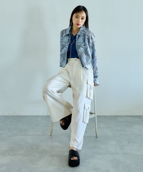 HARE（ハレ）の「メッシュシシュウショートシャツ（）」 - WEAR
