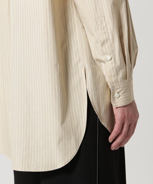 GARDEN（ガーデン）の「YOKE/ヨーク/Boxy Stripe Regular Collar Shirt