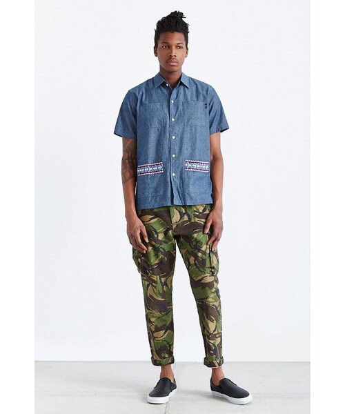 STUSSY(ステューシー)の「Stussy Embroidered Pocket Denim Button-Down Shirt(シャツ/ブラウス・メンズ・BLUE・L/XL/M/S)」の5枚目の写真