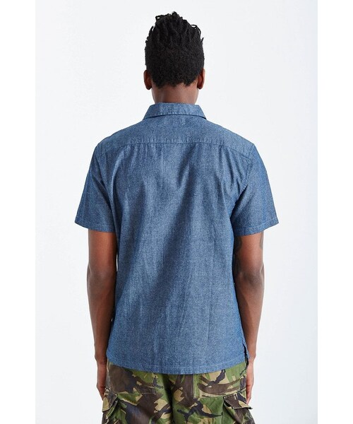 STUSSY(ステューシー)の「Stussy Embroidered Pocket Denim Button-Down Shirt(シャツ/ブラウス・メンズ・BLUE・L/XL/M/S)」の2枚目の写真