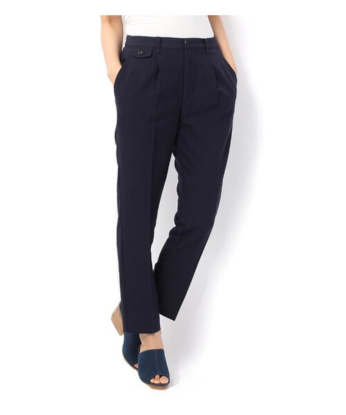 laboratory work（ラボラトリーワーク）の「タック入りセンタープレスパンツ（その他・レディース・グレー/ベージュ/ネイビー・S/M）」の3枚目の写真