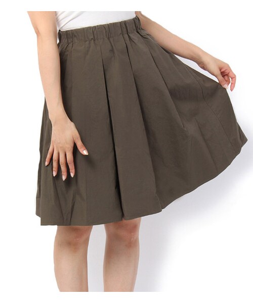 laboratory work(ラボラトリーワーク)の「ゴム入りウエストギャザーフレアスカート(その他・レディース・ピンク/ブルー/カーキ・M)」の2枚目の写真