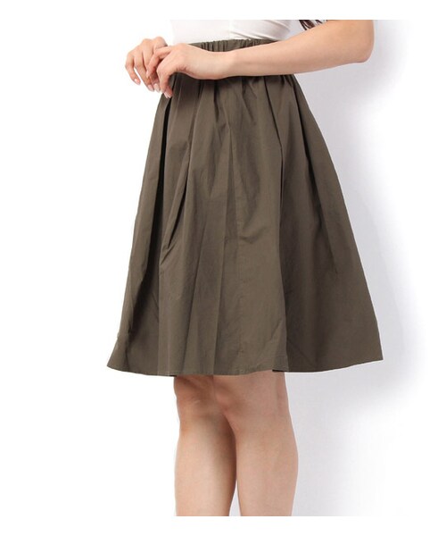 laboratory work(ラボラトリーワーク)の「ゴム入りウエストギャザーフレアスカート(その他・レディース・ピンク/ブルー/カーキ・M)」の5枚目の写真