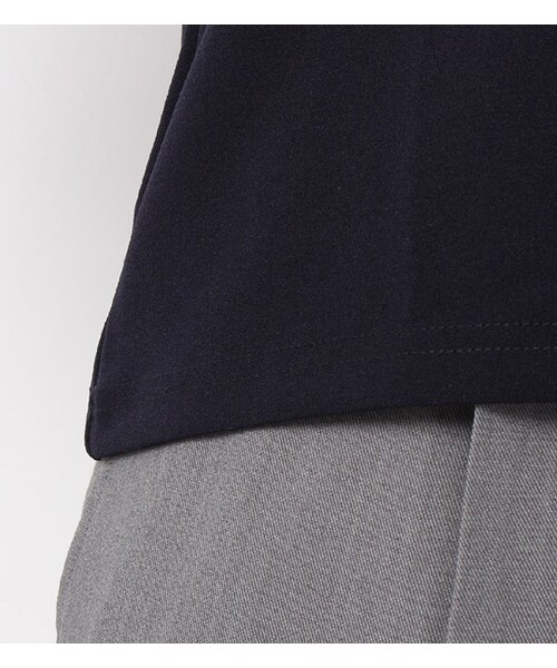 laboratory work(ラボラトリーワーク)の「ギンガムチェックロゴ7分袖プルオーバー(その他・レディース・オフホワイト/ネイビー・M)」の9枚目の写真