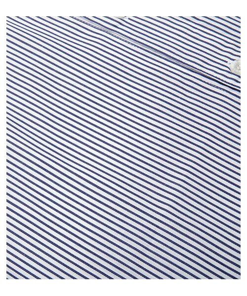 plain-me(プレインミー)の「立領條紋長版襯衫(その他・メンズ・黑白/藍白・S/M/L)」の3枚目の写真