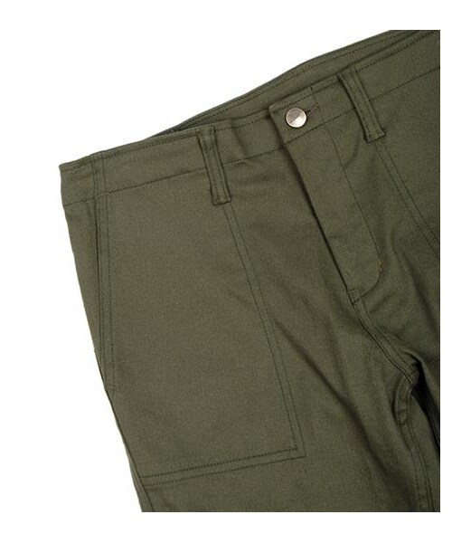 plain-me（プレインミー）の「軍風口袋九分褲（パンツ・メンズ・軍綠/深藍・S/M/L）」の6枚目の写真