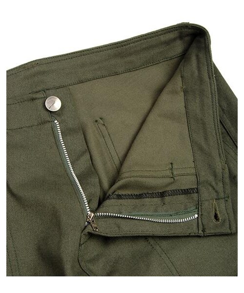 plain-me（プレインミー）の「軍風口袋九分褲（パンツ・メンズ・軍綠/深藍・S/M/L）」の4枚目の写真