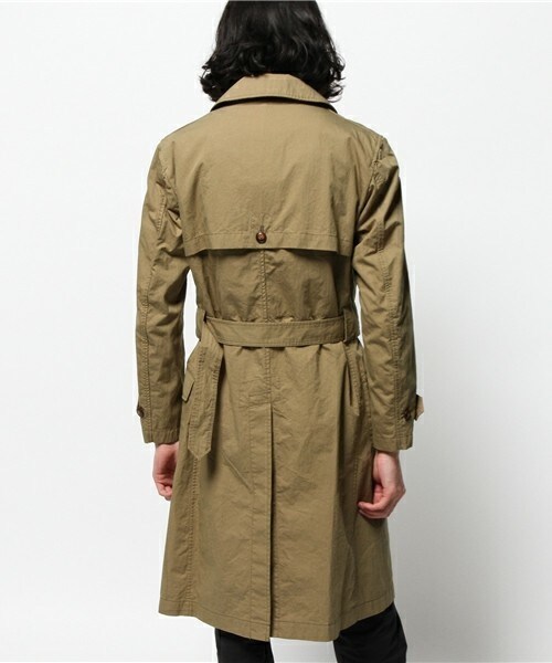 Johnbull Private labo(ジョンブルプライベートラボ)の「トレンチコート(トレンチコート・メンズ・カーキ/ネイビー・MEDIUM/SMALL)」の6枚目の写真