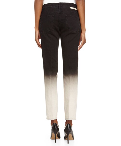 STELLA McCARTNEY（ステラマッカートニー）の「Stella McCartney Skinny Degrade Jeans, Black/White（デニムパンツ・レディース・BLACK・30）」の2枚目の写真