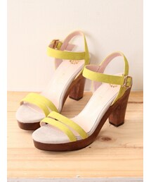 PICHE ABAHOUSE | ウッドヒールサンダル(シューズ)