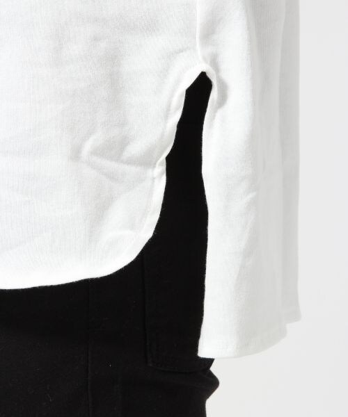 RAGEBLUE（レイジブルー）の「＜日本製＞天竺ロングクルー7分袖（トップス・メンズ・ホワイト02/グレー12/ネイビー88・Ｍ/Ｌ）」の9枚目の写真