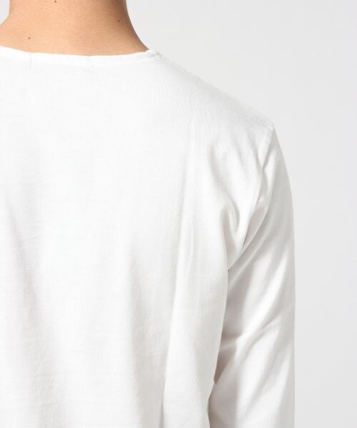 RAGEBLUE（レイジブルー）の「＜日本製＞天竺ロングクルー7分袖（トップス・メンズ・ホワイト02/グレー12/ネイビー88・Ｍ/Ｌ）」の10枚目の写真