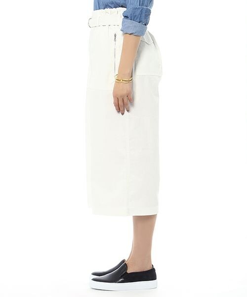 BARNYARDSTORM（バンヤードストーム）の「【LOOKBOOK掲載】コットンピーチワイドパンツ（パンツ・レディース・ホワイト10/ネイビー88・S/M/L）」の6枚目の写真