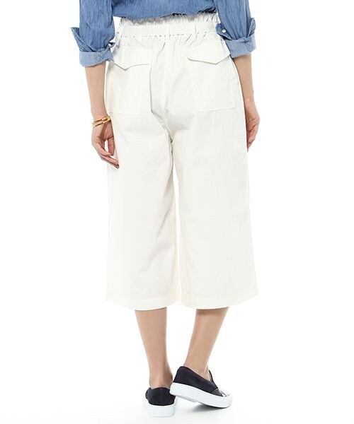 BARNYARDSTORM（バンヤードストーム）の「【LOOKBOOK掲載】コットンピーチワイドパンツ（パンツ・レディース・ホワイト10/ネイビー88・S/M/L）」の7枚目の写真