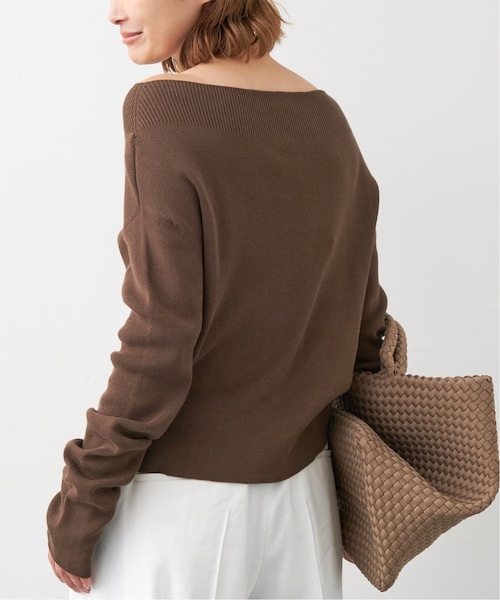 Deuxieme Classe off shoulder プルオーバー Deuxieme Classe（ドゥーズィエムクラス）の「《予約》*off