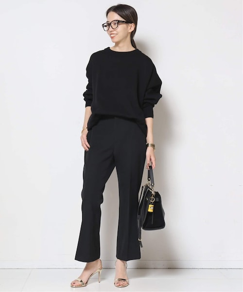 ミューズ ドゥーズィエムクラス クロップド パンツ 洗える 2022年モデル MUSE de Deuxieme classe（ミューズデドゥーズィエムクラス）の