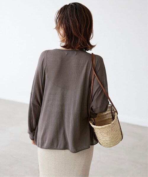 SLOBE IENA（スローブイエナ）の「《予約》コットンシルクビッグプル