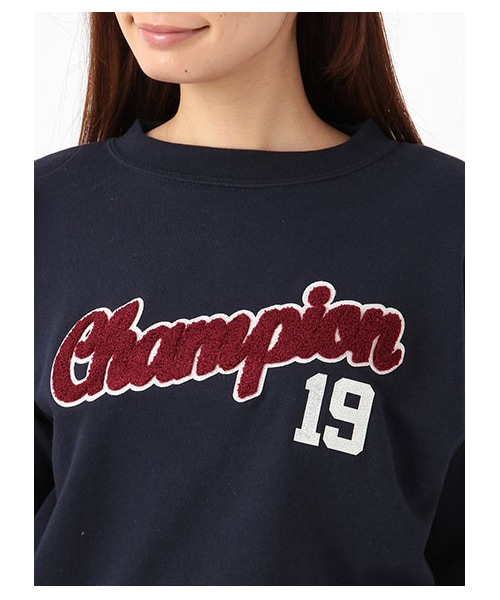 E hyphen world gallery(イーハイフンワールドギャラリー)の「Champion チアプルオーバー(カットソー・レディース・オフホワイト/杢グレー/グリーン/ネイビー・F)」の8枚目の写真