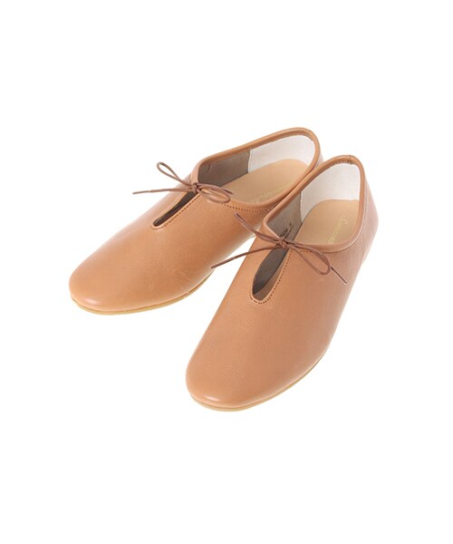 Samansa Mos2（サマンサ モスモス）の「リボン付スリッポン 1804439-12-11-13（パンプス・レディース・ダークブラウン/キャメル・M/L）」の2枚目の写真